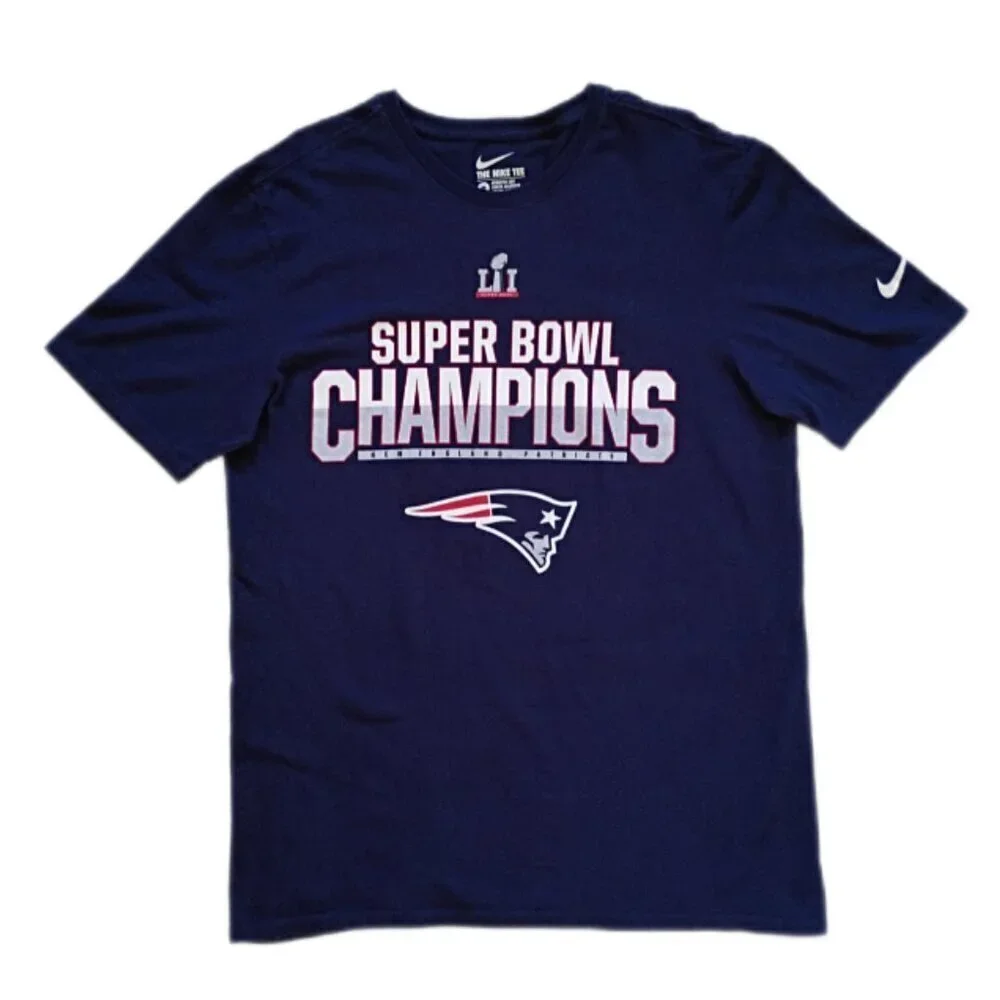 Nike New England Patriots Super Bowl LI Champions T-Shirt Men’s M NFL Football